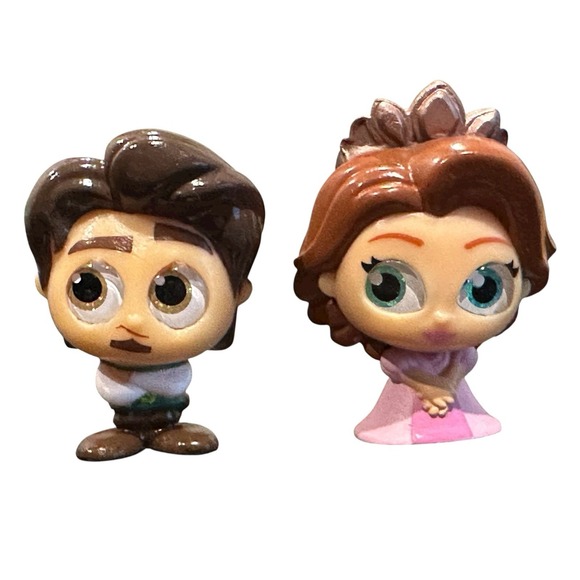 Disney Doorables Tangled Rapunzel Pascal Figure Lot of 11 - Picture 9 of 11